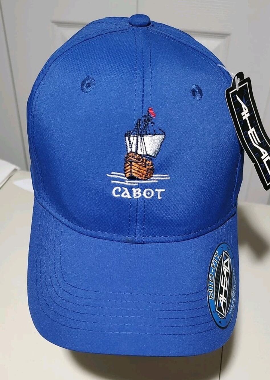 AHEAD Cabot Cliffs Blue Golf Adjustable Cap Cape Breton Mid - Fit Brand New